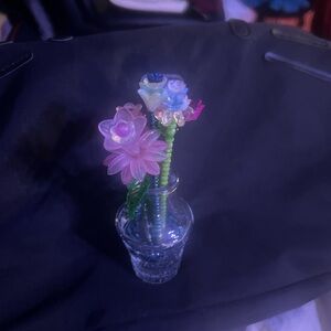 Colorful Handmade Glass/Acrylic Flower Bouquet